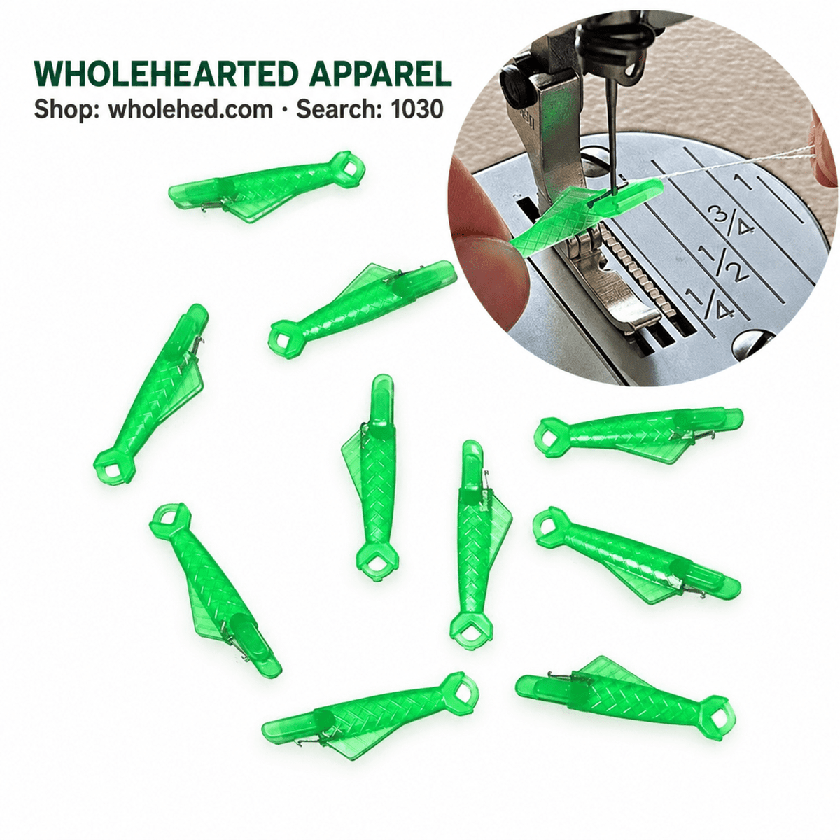 1030★ Fish-Shaped Needle Threader for Home Sewing Machines, Quick Threading Tool.