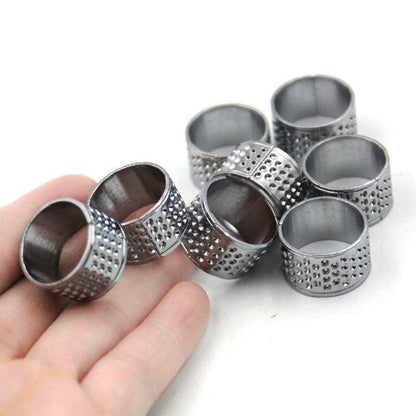 1670★  Old-fashioned thickened thimble, household hand-sewn cross-stitch thimble hoop thimble, sewing ring wedding finger guard ring