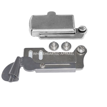 1732★ Flat sewing machine magnetic spiral hemming binder, no-installation design, dual-fixation curved hem fabric hemming attachment.