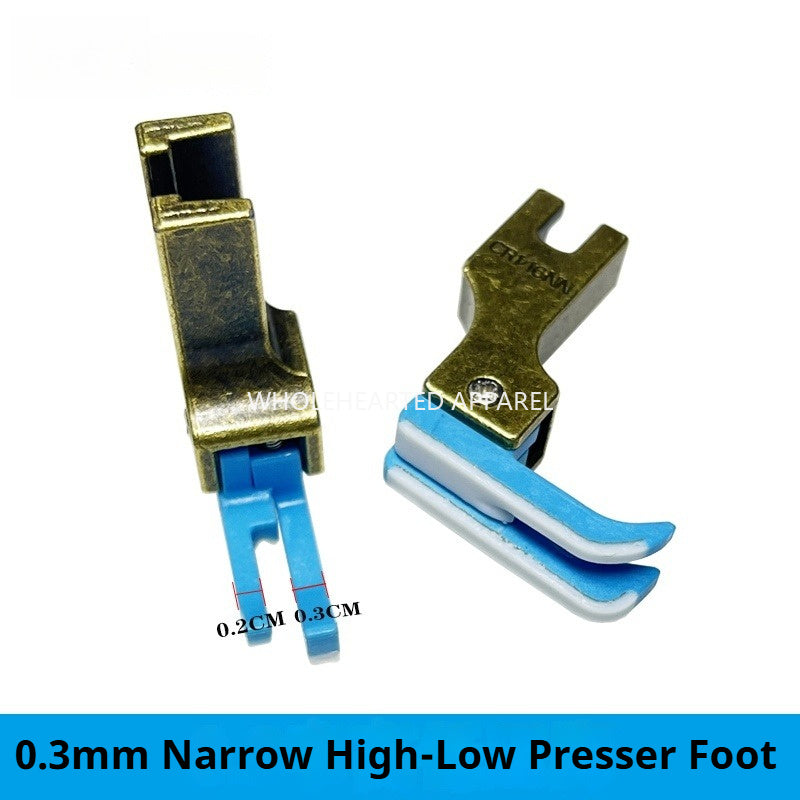 1842★ 0.3 Pied presseur compensateur en Téflon plastique pour fermeture éclair et surpiqûre★