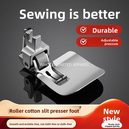 1635★  New all-steel upgraded roller row cotton row presser foot industrial computer flat car adjustable cotton curtain large panel sewing