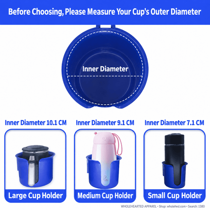 1380★ Sewing Machine Cup Holder, No-Drill Installation, Space-Saving Design, Thickened ABS Plastic.