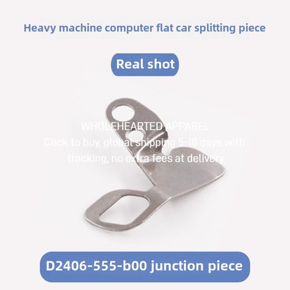 1466★  Authentic Qiangxin computer flat car wire cutting blade, movable knife 110-40052 fixed knife D2406-555-DOH parts