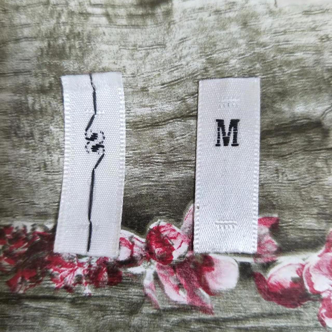 3225★  High-grade woven edge satin clothing size mark cut well mark collar mark number mark size mark universal clothing size mark letters