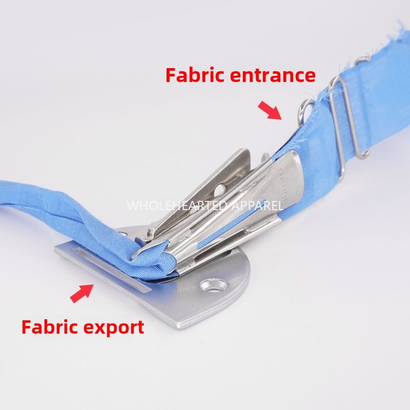 1445★  [Eagle] Flat car needle board double pack pull cylinder A10 four-fold hemming cylinder hemming device, jerking off with teeth and pressing feet