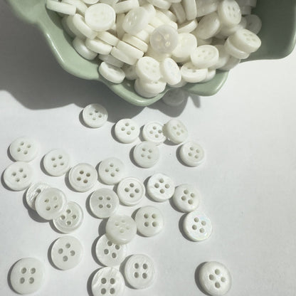 3005  Real shell buttons, natural shells, two-eye four-eye buttons, shirt buttons DIY decorative buttons, all-match buttons