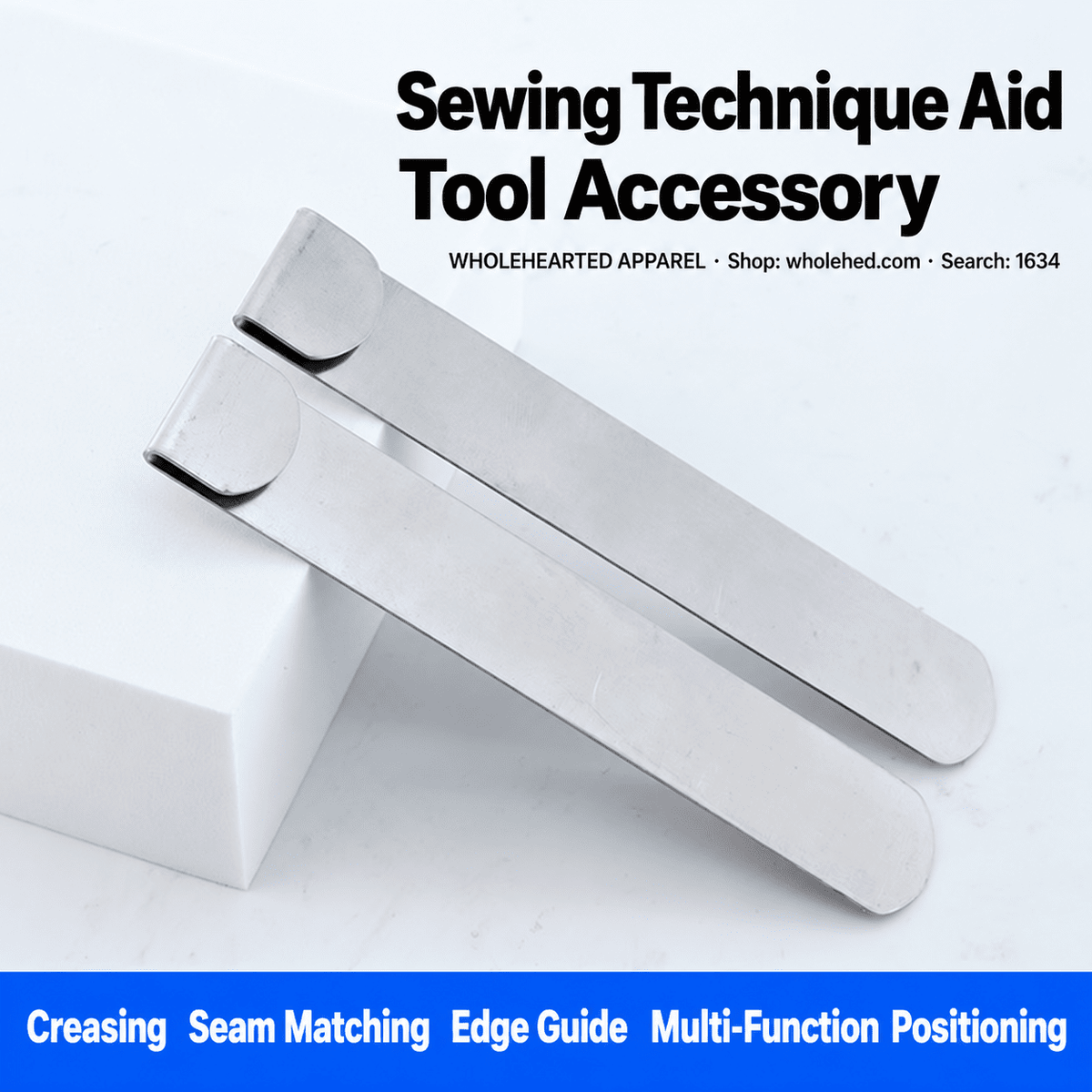 1634★ Multifunctional Sewing Edge Guide for Topstitching and Seam Alignment, Clothing and Home Textiles