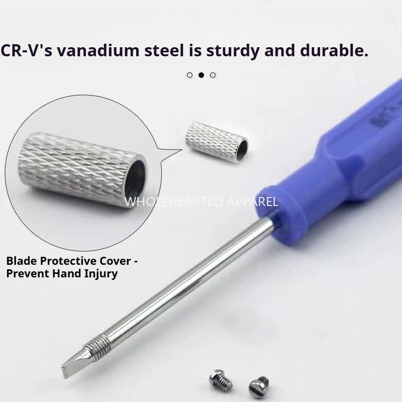 1811★ Medium Magnetic Slotted Screwdriver for Sewing Machines, S2 Steel Sewing Tool★