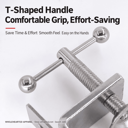1001★ I-Beam Clamp Buttoning Tool for Garment Production.