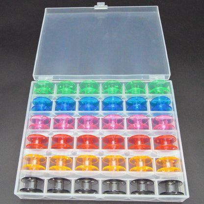 1860★ Colorful Transparent Plastic Bobbins for Brother and Butterfly Domestic Electric Sewing Machines★