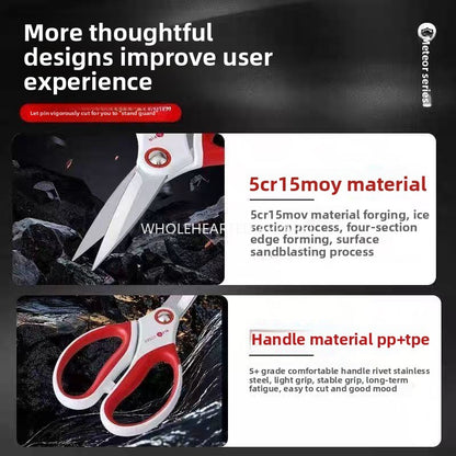 1702★  New powerful scissors, household scissors, kitchen scissors, open scissors,