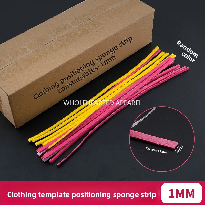 1704★  Clothing template positioning Sponge strip Flat car template machine Special positioning Foam strip consumables Sewing machine accessories