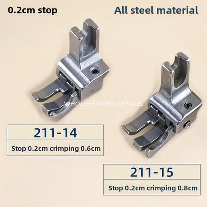 1547★  Sewing machine accessories, flat car dual-purpose high and low presser foot, double-line cutting stop press line stop open line multi-functional presser foot