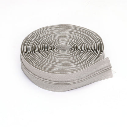 3071  Zipper No. 3 is wearing a solid color nylon set, luggage zipper, various packages 4.5 meters + 10 color Jitong heads = 1 pack