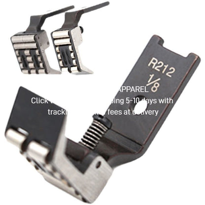 1579★  Double needle car adjustable all-steel roller presser foot R212 industrial sewing machine leather denim thick material anti-wrinkle rope webbing