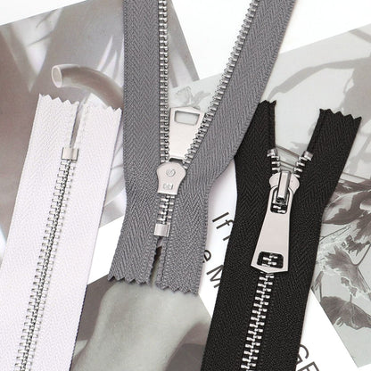 3110  Zipper No. 5 platinum closed tail hanging plated No. 8 piece silver tooth multi-color cloth belt luggage sweater universal for all kinds of clothing