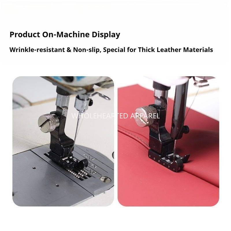 1841★ Pied presseur compensateur multi-rouleaux pour cuir et tissus épais★