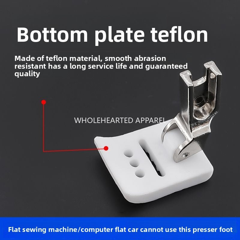 1632★  New T652 Sancao inlaid rope presser foot herringbone car zigzag sewing machine Teflon baseplate sewing accessories wear-resistant