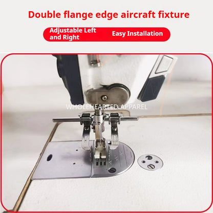 1270★  New flat car double rib aircraft fixed left and right width adjustable side position computer industrial sewing machine accessories★
