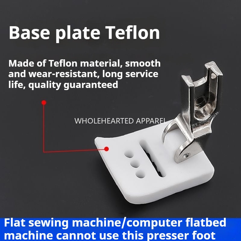 1632★  New T652 Sancao inlaid rope presser foot herringbone car zigzag sewing machine Teflon baseplate sewing accessories wear-resistant★