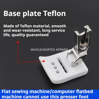 1632★  New T652 Sancao inlaid rope presser foot herringbone car zigzag sewing machine Teflon baseplate sewing accessories wear-resistant★