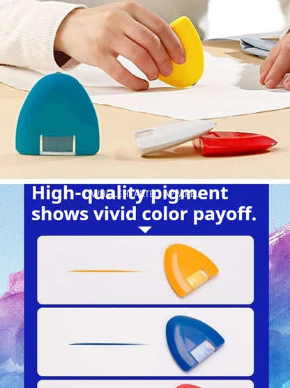 1646★  Clothing cutting and positioning heart-shaped scribing device powder marking wheel triangular powder scribing fine line powder scribing roller powder scribing★