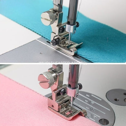 1743★ SY-39S All-Steel Adjustable Double-Spring Presser Foot for Computerized Flat-Bed Sewing Machines, Left and Right Edge-Stitch Topstitching, High/Low Setting, Anti-Skip Design★