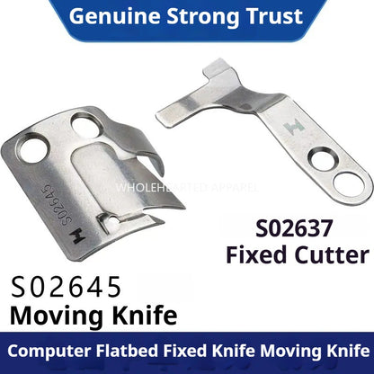1537★   Blade Qiangxin computer car fixed knife S02637-001 moving knife S02645-001 flat car line automatic cutting★