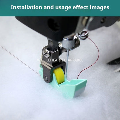 1133★ Nouveau pied presseur à rouleau en plastique T35A pour quilting à plat, type bateau, pour coton★