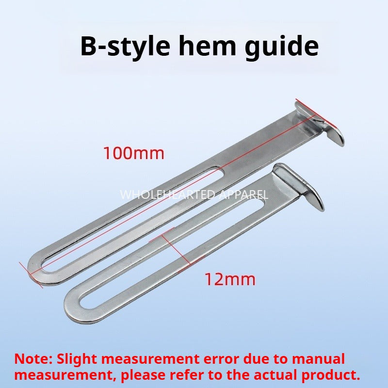 1123★  CW500 car interlock sewing machine fixed three-needle five-thread roll hem fixed rope car pull waistband positioning baffle roll (change★