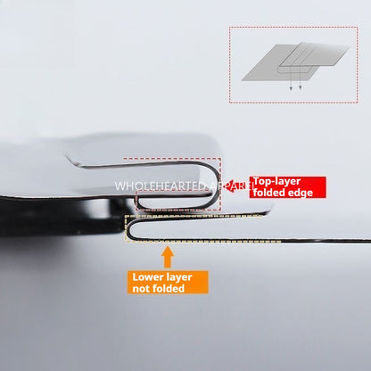 1058★ [Fait main] SY-422 Tube de traction cousu à la main à double aiguille plate, manche supérieure fermée, pour literie et tente★