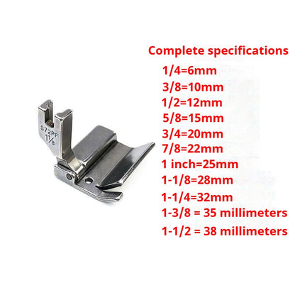 1357★  S72PF flat car pull tube presser foot 3611 hem pull tube, hemming hemming widening, side pressing foot, side pressing foot★