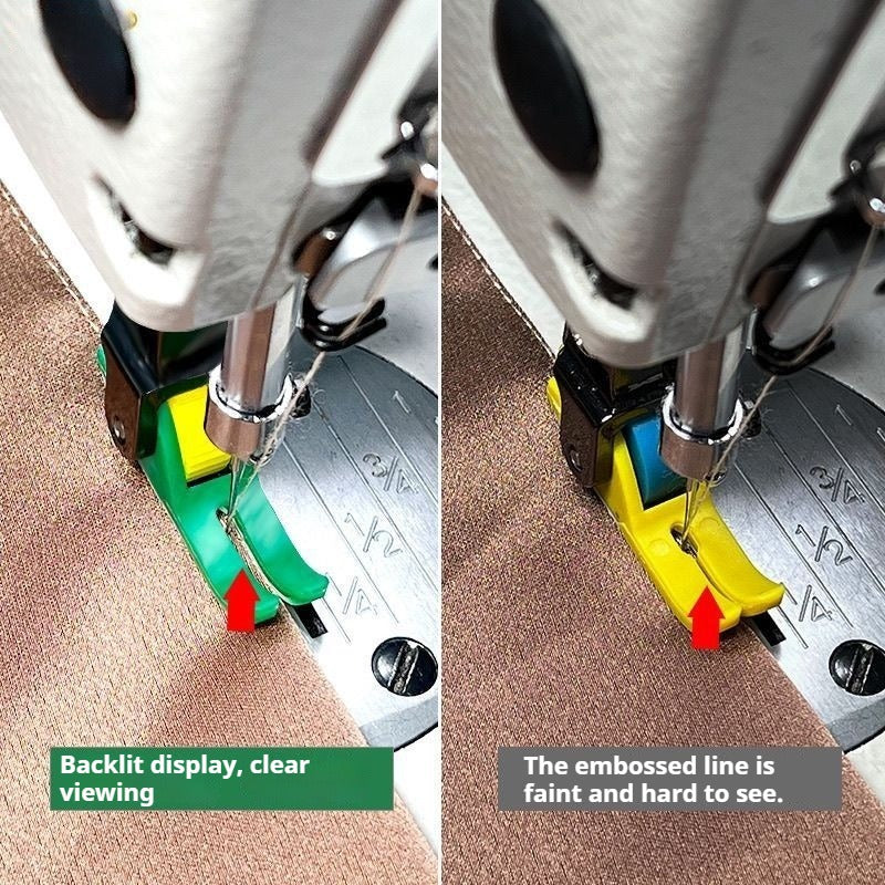 1016★  Upgraded version of wide gap flat car plastic roller presser foot does not eat cloth, does not rush cloth pressing line, thick and thin universal wheel presser foot★