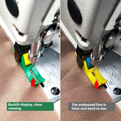 1016★  Upgraded version of wide gap flat car plastic roller presser foot does not eat cloth, does not rush cloth pressing line, thick and thin universal wheel presser foot★