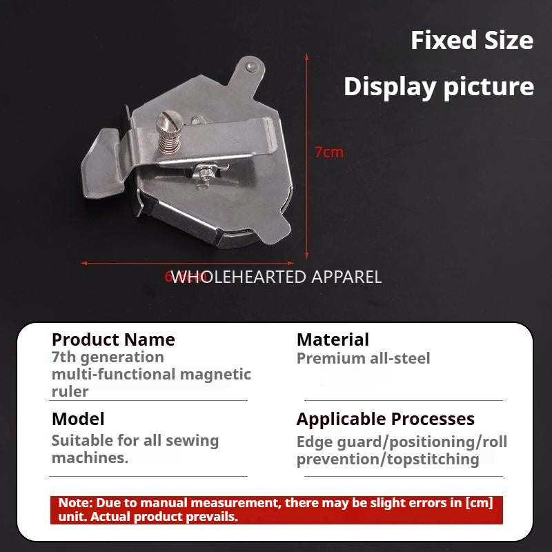 1021★ Nouvel accessoire de machine à coudre hexagonale multifonctionnelle de septième génération pour le tirage de fil de pression à nervure fixe ★