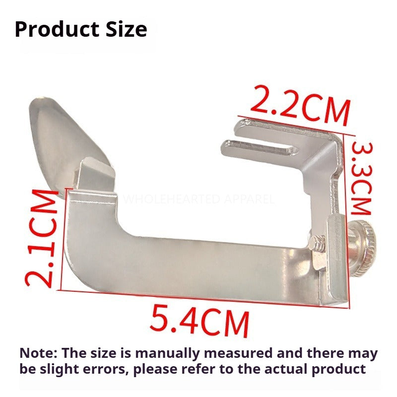 1114★  Sewing machine accessories, new adjustable flat car, non-ironing, lower folding edge pull cylinder, door placket sticker, turtle back arc splicing seam roll★