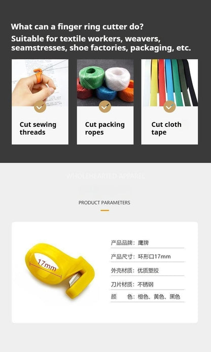 1416★  Buy one and get one free, sewing ring knife bag, zongzi thread cutter, thread cutter, finger ring knife, fishing and disconnection manual.★
