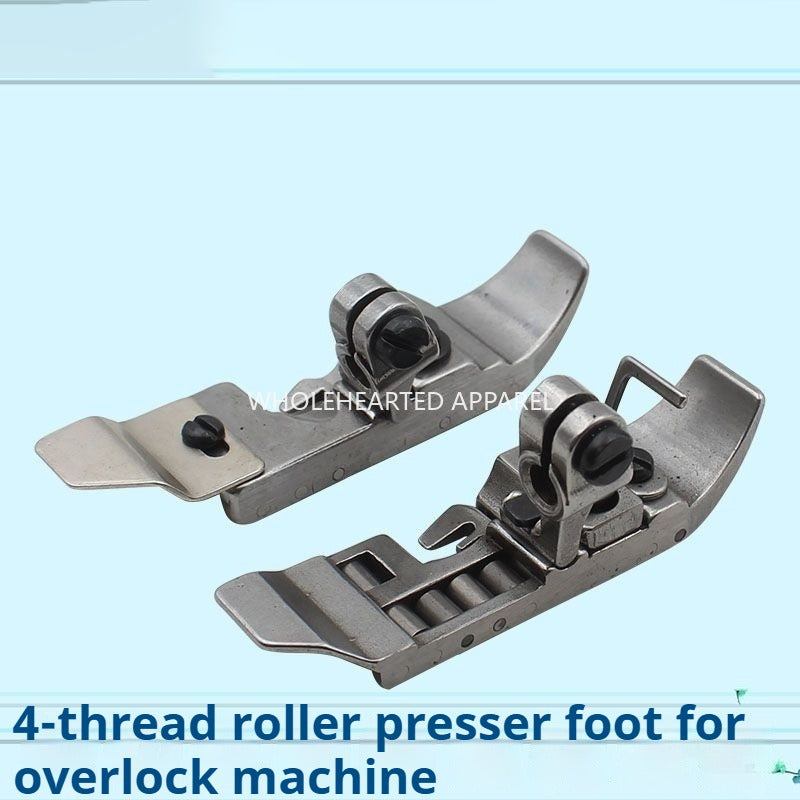 1273★  Edge copy machine roller presser foot, oversewing machine four-wire, five-wire thick material roller presser foot, edge copy machine anti-wrinkle presser foot★