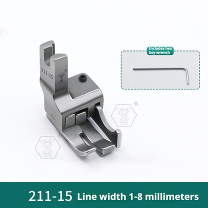 1023★  boutique all-steel multi-purpose high and low presser foot flat car stop double open line with knife presser foot★