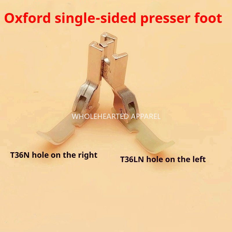 1527★  Flat car unilateral presser foot P36N right unilateral P36LN left unilateral, all-steel flat car, unilateral zipper presser foot★