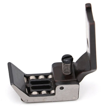1579★ Pied presseur à rouleau en acier réglable à double aiguille pour machine à coudre industrielle R212, cuir, denim, matériaux épais, sangles et cordes anti-froissement★