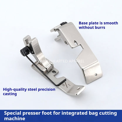 1641★  Sewing machine accessories New 572 cutting bag integrated pressing foot cutting bag integrated machine special thick material universal wheel★