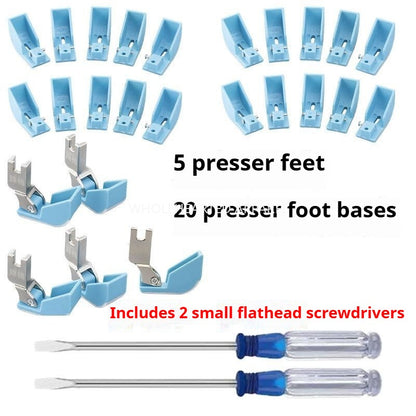 1158★  Flat car cotton iron presser foot, plastic ship type presser foot, flat car cotton presser foot, ship type presser foot, step on cotton presser foot change★