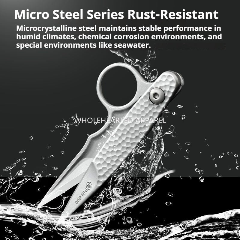 1515★ Tijeras de hilo de acero microcristalino Tijeras de hilo de acero inoxidable Tijeras pequeñas de resorte Tijeras de punto de cruz Tijeras de sastre para el hogar★