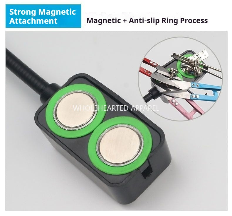 1035★  360-degree strong magnetic mobile phone holder, multi-functional magnetic shooting live broadcast mobile phone holder, sewing machine mobile phone holder★