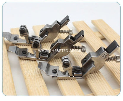 1102★ Nouveau pied presseur large à quatre fils pour élastiques 747/700 EX pour machine à border à quatre fils, pied presseur réglable pour élastiques en caoutchouc★