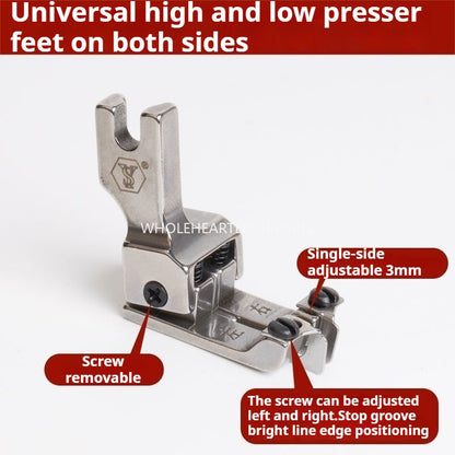 1060★  Computer flat car universal new adjustable left and right high and low stops, presser foot rib positioning, multi-purpose pressing thread sewing★