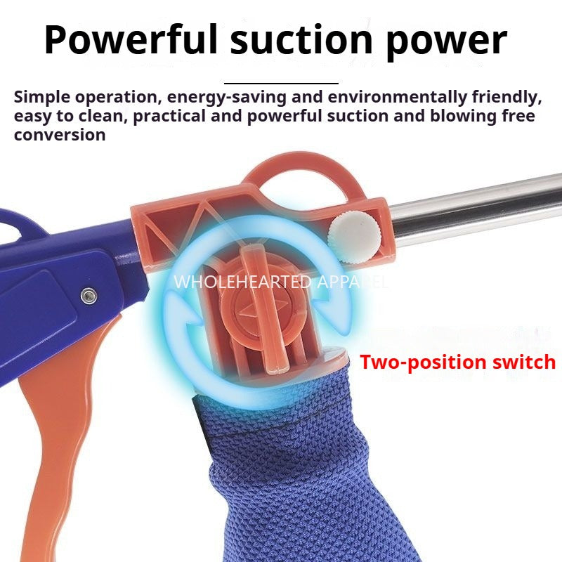 1381★  Zhenzuo high-quality moving vacuum gun large suction sewing machine suction and blowing dual-purpose vacuum tool industrial grade★