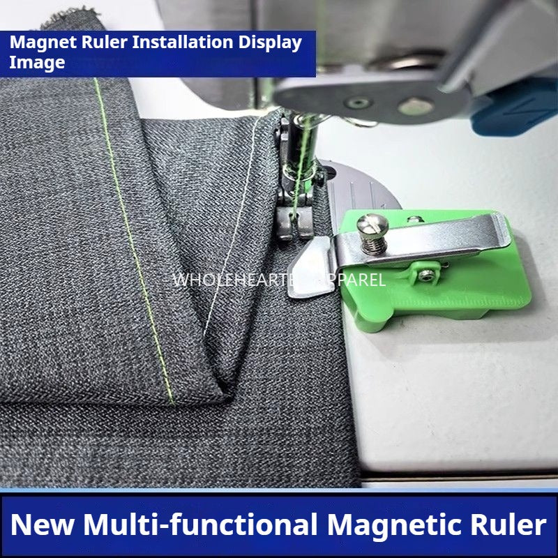 1015★ Nouvelle jauge magnétique en plastique pour machine à coudre, en silicone à forte adsorption, avec ligne de pression réglable et multifonctionnelle ★