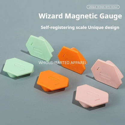 1005★ New model magician polygon strong magnetic guide sewing machine universal edge positioning tape with scale sewing accessories★